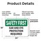 Signmission 18 in Height, 24 in Width, Plastic, Rectangle OS-2PACK-SF-P-1824-L-10580 - alternate 2